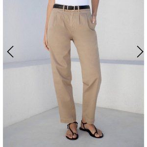 AYR The Metropolitan pants cropped Khaki sz 6